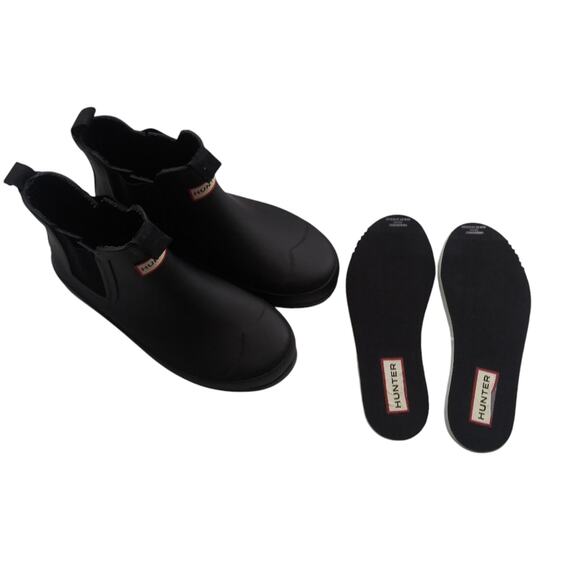 Hunter Black  Kids Original Chelsea Boots Rain Spring Size 1 - Picture 1 of 15